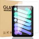 2 Pack New Screen Protector for iPad Mini 7 8.3 Inch 2024 | Clear Tempered Glass Film for iPad Mini 7th/6th Gen | Anti-Scratch Sensitive Screen Protector for iPad Mini 6