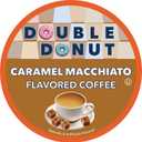 Double Donut Coffee Double Donut Caramel Macchiato Flavored Coffee Pods - Caramel Coffee in Single Serve Coffee Pods for the Keurig K Cups Coffee Brewers, Medium Roast From Double Donut, 80 Count (EXP 10/31/27)