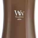 WoodWick Humidor Gifts for Women and Men, 21.5 oz Large Hourglass Candle with Crackling Wick