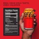 Coca-Cola Zero Sugar Orange Cream Soda Soft Drink, Fridge Pack Cans, 12 fl oz, 12 Pack (EXP 02/02/26)