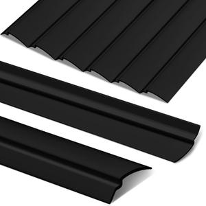 10 Pack 72" Vinyl Snap in Window Glazing Bead Resistant Window Frame Seal Snap in Glazing Bead Vinyl Spline, (Black)