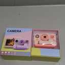 Instant Print Camera for Kids, Christmas Birthday Gifts for Girls Boys Age 3-15, 1080P Selfie Portable Digital Video Camera with 32GB SD Card, 3-Colored Print Paper- Pink