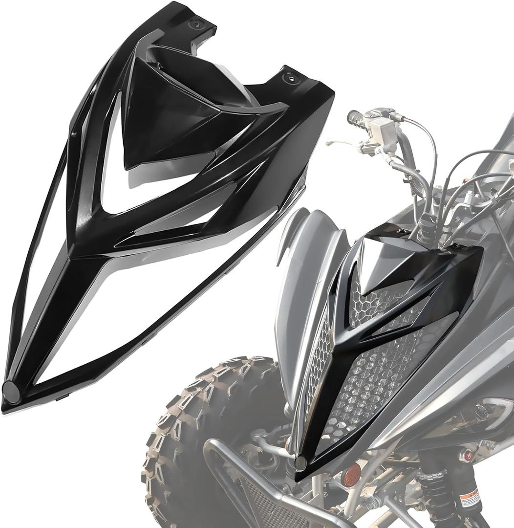 Raptor 700 700R Front Fascia Radiator Cover Hood for Yamaha 13-25, Front Plastic Panel Grill Nose for Yamaha Raptor 700 700R 2013-2025 Accessories, Replace OEM#1PE-F3391-60-00