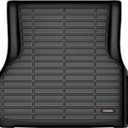 AUTOBULL Cargo Liner Compatible with 2011-2023 Dodge Charger(RWD/ AWD) & Chrysler 300(RWD/ AWD) Cargo Mat，All Weather Protection Trunk Liner Rear Trunk mat，Black