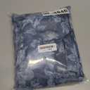 Blue Floral Sheer Curtains 84 Inches Long for Bedroom Modern Leisure Light Filtering Federal Blue Flower Print Sheer Curtains for Living Room Cottage Rod Pocket Window Drapes, 2 Panels Set, 52x84