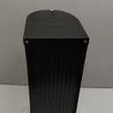 Black Metal Mailboxes for Outside Post Mount, Standard Mail Box, Galvanized Steel Heavy Duty Mailbox, Medium Capacity, 19 x 8.7 x 6.7 inches