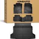 Floor Mats & Cargo Liner Fit for 2022-2026 Honda Civic Hatchback Sport/EX-L/LX - Original All Weather TPE Floor Liners Trunk Mat Civic Hatchback Accessories Cargo Tray (Not for Hybrid/Sport Touring)