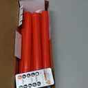 Homemory 6 Pcs Flameless Taper Candles with Remote Timer Dimmer, Red Battery Operated Candlesticks Flickering, Plastic Led Taper Candles Realistic, 9.6 Inches for Party Holiday Celebrations Christmas