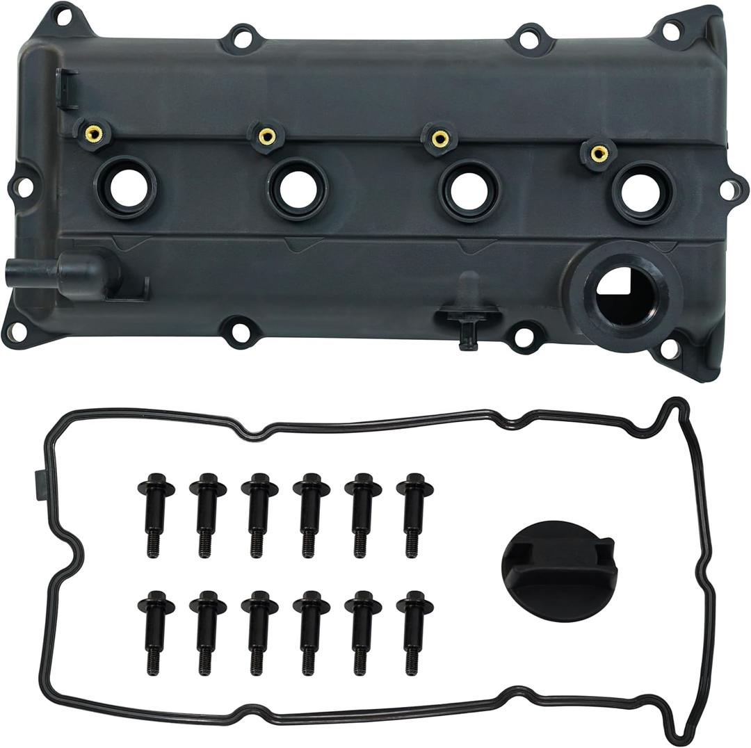 Generic New Engine Valve Cover,Cylinder Head Cover with Accessories Kit,Oil Filler Cap,Replacement for Nissan Altima Sentra 2.5L,13264-3Z001,264-982, 264982