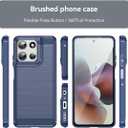 Case for Moto G56 5G Case/Moto G66Y/Moto G66J, Slim Thin Phone Cover TPU Soft Back Cases Anti-Scratch Shockproof Protective Cover for Motorola Moto G56 5G Blue