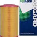 ECOGARD XA10258 Premium Engine Air Filter Fits 2023-2025 Ram ProMaster 2500, ProMaster 3500, ProMaster 1500, 2023-2024 Airstream Rangeline, 2008-2022 Fiat Ducato, 2011-2023 Peugeot Manager