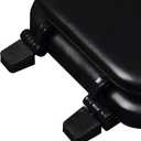 6Q1R1-90 Deluxe Vinyl Soft Toilet Seat, Round, Black