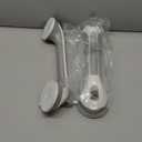 LEVERLOC 2 Pack Shower Grab Bars for Bathtubs and Showers, Easy to Install Suction Shower Handles for Bathroom Removable Handrails for Seniors Elderly Heavy Duty Safety Grip Waterproof Drill Free Gray (16.8 2 Set)