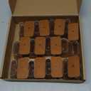 24 Pcs Chair Leg Floor Protectors for Hardwood Floors Rectangle Silicone Covers to Protect Wood Tile Floors Felt Pads Furniture Leg Caps Anti-Scratch Reduce Noise,(Fit L:1-1/2" to 2",W:3/4" to 1")