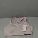 Yvette Sports Bra High Impact Adjustable Criss Cross Back, Full Support for Large Bust No Bounce (XL, Pink)