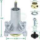 3 Pack 587819701 Spindle Assembly Replace 532187281 587820301 532187292 587253301 532192870 587125401 192872 for Husqvarna 48" 54" Z254 YTH2348 RZ5424 LGT2654 YTH24K48 YTH24V48 YTH24V54 Decks