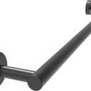 RARXTR 22 Inch Matte Black Towel Bar Towel Rack for Bathroom Kitchen Hand Towel Holder Dish Cloths Hanger SUS304 Stainless Steel RUSTPROOF Wall Mount Total Length 24 Inch (Matte Black)