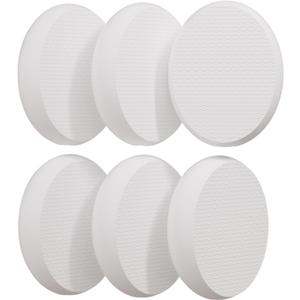 AmazerBath 6 PCS Lotion Applicator Replacement Pads, Back Sunscreen Applicator for Kids, Elderly, Women, Apply Cream Medicine Skin Cream Moisturizer Sunscreen Tanner, Handle Not IncludedWhite