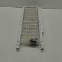 Whitmor Slim Rolling Household Cart - White 30.50 x 9.25 x 20.75