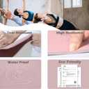 Yoga Mat Non Slip, Pilates Fitness Mats, Eco Friendly, Anti-Tear 1/4" Thick Yoga Mats for Women, Exercise Mats for Home Workout with Carrying Sling and Storage Bag