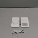 3 in 1 Magnetic Wireless Charger for Apple Multiple Devices, Foldable Fast Charging Station - Magsafe Charger Stand, Travel Charger Pad for iPhone 17 16 15 14 13 12 Series/Apple Watch/AirPods Pro