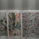 Induslyfe Large Framed Sage Green Vintage Wall Art Canvas Decor Set of 3, Matisse Wall Art Prints Poster Mid Century Modern Art, Aesthetic Floral Botanical wall art, bedroom living room bathroom 18x24