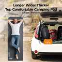 OGERY Self Inflating Sleeping Pad with Electric Pump, 3.15" Ultra-Thick Memory Foam Camping Pad, 4 Season Camping Mattress Pad with Built-in Pillow, Camping Essentials Gear for Tent Travel Car, Single