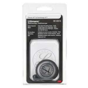 3M Littmann Stethoscope Spare Parts Kit Black, Compatible with Classic III, Cardiology IV, CORE Digital, Includes Eartips, Adult & Pediatric Diaphragms, Non-Chill Bell Sleeve, 40016