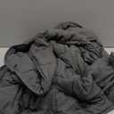 L'AGRATY Weighted Blanket for Adults- Dark Grey, 48"x72", 15lbs, Twin Full Size Heavy Throw Blanket, Cooling, Breathable, Microfiber with Glass Beads, Big, Washable, All-Season