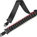 ZZY Shotgun Sling with Shell Holder Shotgun Sling for 12ga Gun Sling for Shotgun with 15 Shell Holders Gun Sling