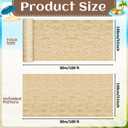 party greeting Beach Sand Tablecloth Roll 100FT x 51 Inch Disposable Summer & Tropical-Themed Events Plastic Wall Backdrop for Travel, Photo Booth Props, Birthday Party Decor