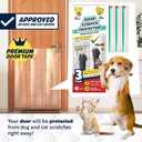 Panther Armor 3-Pack Door Protector from Dog Scratching, 40" x 8.2" Clear Dog Scratch Door Protector for Doors & Frames, Door Scratch Protector for Dogs & Cats, No-Residue Door Guard for Doors