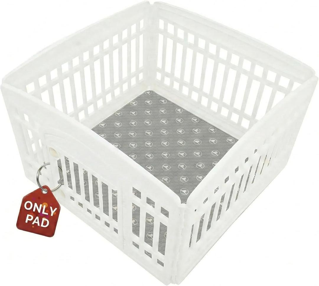 PJYuCien Non-Slip 36"x36" Pet Playpen Mat with 3-Layer Comfort, Reusable and Washable Training Crate Pad, Travel Mat and Sofa Protector for Puppies, Dogs, Cats, Rabbits, and Small Animals, Gray (36"*36" (1 pack))