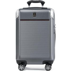 Travelpro Platinum Elite Hardside Expandable Carry on Luggage, 8 Wheel Spinner, TSA Lock, Hard Shell Polycarbonate Suitcase, Vintage Grey, Carry on 21-Inch