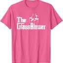 The Glassblower glass blower Blowing Funny Distressed Tshirt, Small