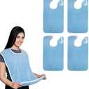 Avalon Adult Bibs For Women & Man Adult bibs for Elderly Eating, Bibs for Adults Senior Citizens, Clothing Protectors (Blue)