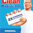 Mr. Clean Magic Eraser Original Cleaning Pads, Multi Purpose Cleaner, Bathroom Cleaning Supplies, All Purpose Cleaner, White, 6 Count