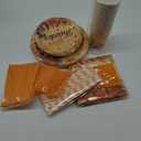 68 Pieces Thanksgiving Paper Plates Autumn Thanksgiving Pumpkin Maple Leaf Paper Plates Party Supplies Disposable Tableware Set 8 Guests Paper Plates Napkins,Cups and Forks for Harvest Celebrations