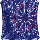 Girls Swimsuit One Piece Bathing Suit Quick Dry Beach Swimwear Cute Cross Shoulder Strap Swimming Suits 2-10 Years (American Stars)