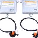 MOTOKU HID Headlight Ballast Control Unit with Bulb Wire Harness Connectors for Chevy Blazer Impala Malibu Suburban Tahoe