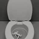 Drive Medical 770-626 AquaSense Raised Toilet Seat with Lid, Standard Seat, White (1 Count (Pack of 1))