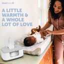 Jool Baby TinyBums Baby Wipe Warmer & Dispenser with LED Changing Light & On/Off Switch (Gray)