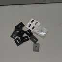 10Pcs Metal Mirror Clips Wide Channel Mirror Hanger Clip Kit Large Heavy Retainer Clips for Mirrors with Screw Mirror Clips for Wall Mounting Frameless Mirror Billboard Displays Tile Display