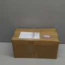 Baquler 100 Pcs Flameless Taper Candles Battery Operated Bulk 12.4 Ivory LED Taper Candles Flickering LED Candlesticks for Wedding Advent Halloween Christmas Party Decor