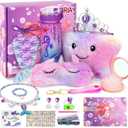Jenria Mermaid Gift for Girls Toys Age 6-8, Kindergarten Graduation Gifts for Girls, Birthday Gifts for Girls Age 3 4 5 6 7 8 9 10, Girl Toys, Birthday Gifts Set, for Daughter, Niece, Little Girl