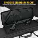 DULCE DOM 32/36/42/48/52 inch Double Rifle Case Soft Gun Bag for Rifles Pistols Storage & Transportation, All Around Shooting Range Tactical Backpack for Hunters Shooters, Gift for Boyfriend, Husband