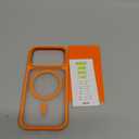 TORRAS Magnetic Shockproof for iPhone 17 Pro Case, Compatible with MagSafe, Military-Grade Drop Protection, Camera Control, DIY Button, Slim Translucent Phone Case for iPhone 17 Pro, Orange
