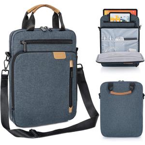 13.3-14 Inch Laptop Sleeve Bag, Padded Carrying Case for MacBook Pro M3/M2 14" /13", MacBook Air 13.6" M3/M2 2024/2022, Surface Pro AI PC/9/8 13",Protective Bag with Accessory Pocket, Blue