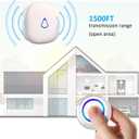 Caregiver Pager, METAK Wireless Call Button for Elderly/Senior at Home, 2 Receivers + 2 SOS Buttons, Emergency Panic Call Bell, Medical Life Alert Necklace System for Patients, Disabled, Nurses