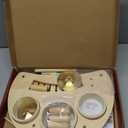 Kids Drum Set Montessori Musical Instruments for Toddlers 1-3, Wooden Baby Drum Kit with Xylophone, Preschool Music Toys for Early Learning, Educational Birthday Gift for Boys Girls (Multicolored)